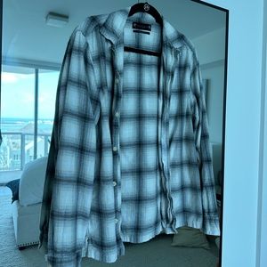 ALLSAINTS men’s size flannel